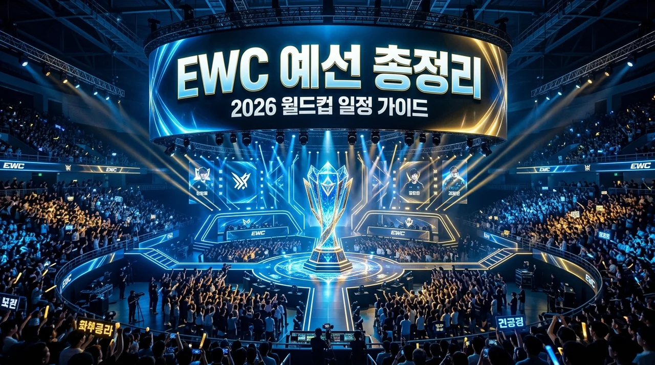 EWC 예선 총정리! 2026 e스포츠 월드컵 일정 및 LCK 선발전 완벽 가이드