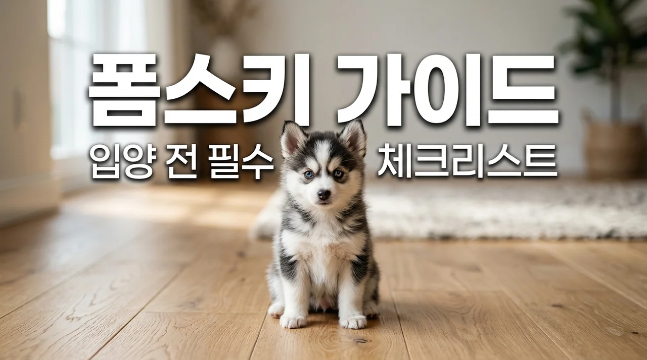 폼스키 반려동물 키우기 전 필독! 성격, 털빠짐, 현실 육아 가이드