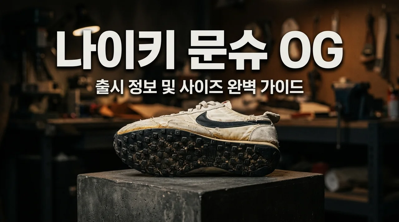 나이키 문슈 OG 출시 정보 총정리! 사이즈 팁부터 29CM 선발매까지