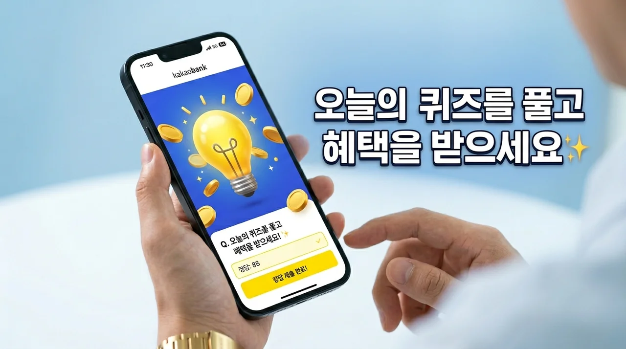 카카오뱅크 AI퀴즈 정답 (2026년 5월 7일) 및 혜택 받는 법 총정리
