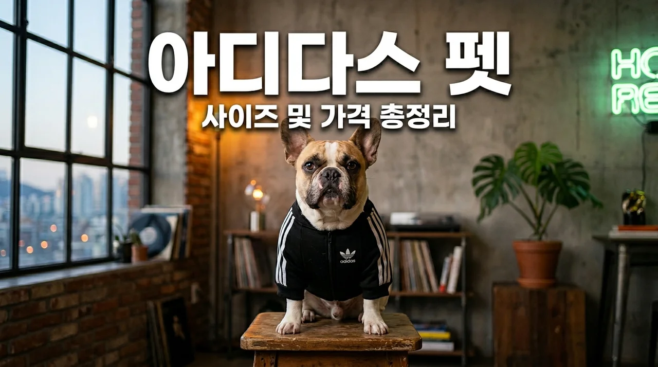 아디다스 펫 의류 총정리 | 사이즈 추천부터 성수 매장 가격까지
