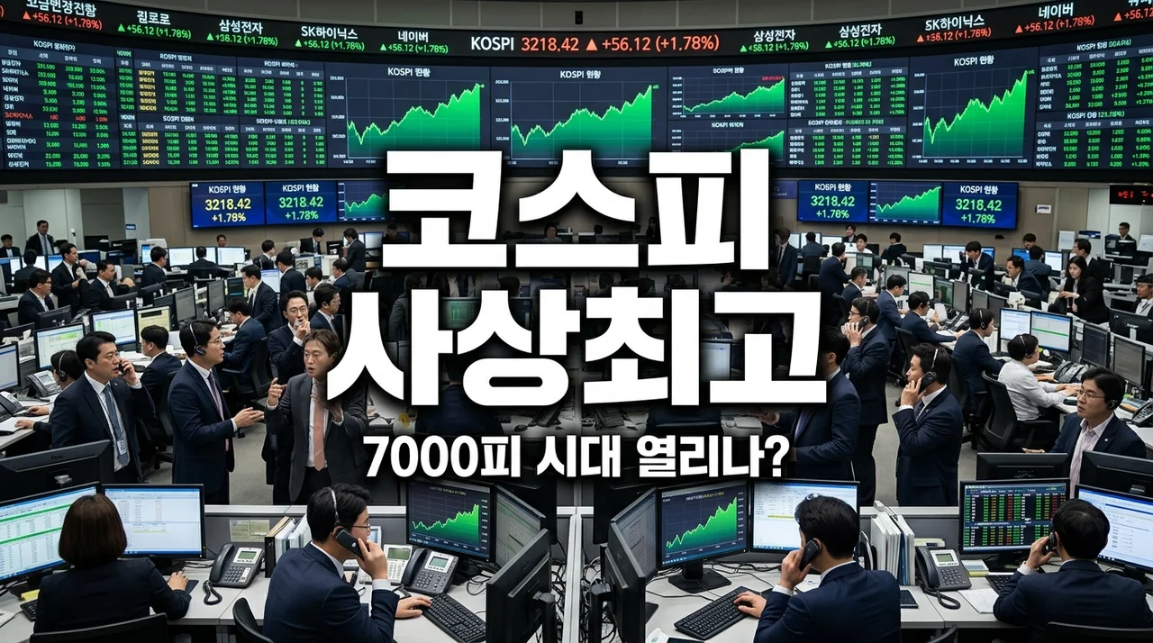 코스피 사상 최고 랠리 분석, 7000피 전망과 상승 이유 3가지