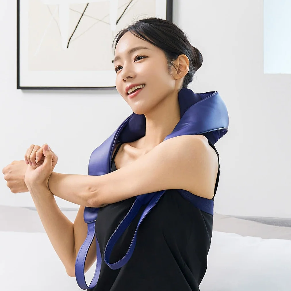 [풀리오본사] [선물SET] 목 어깨 두드림 마사지기 V3 + 파우치 + 쇼핑백L 상세 이미지 5