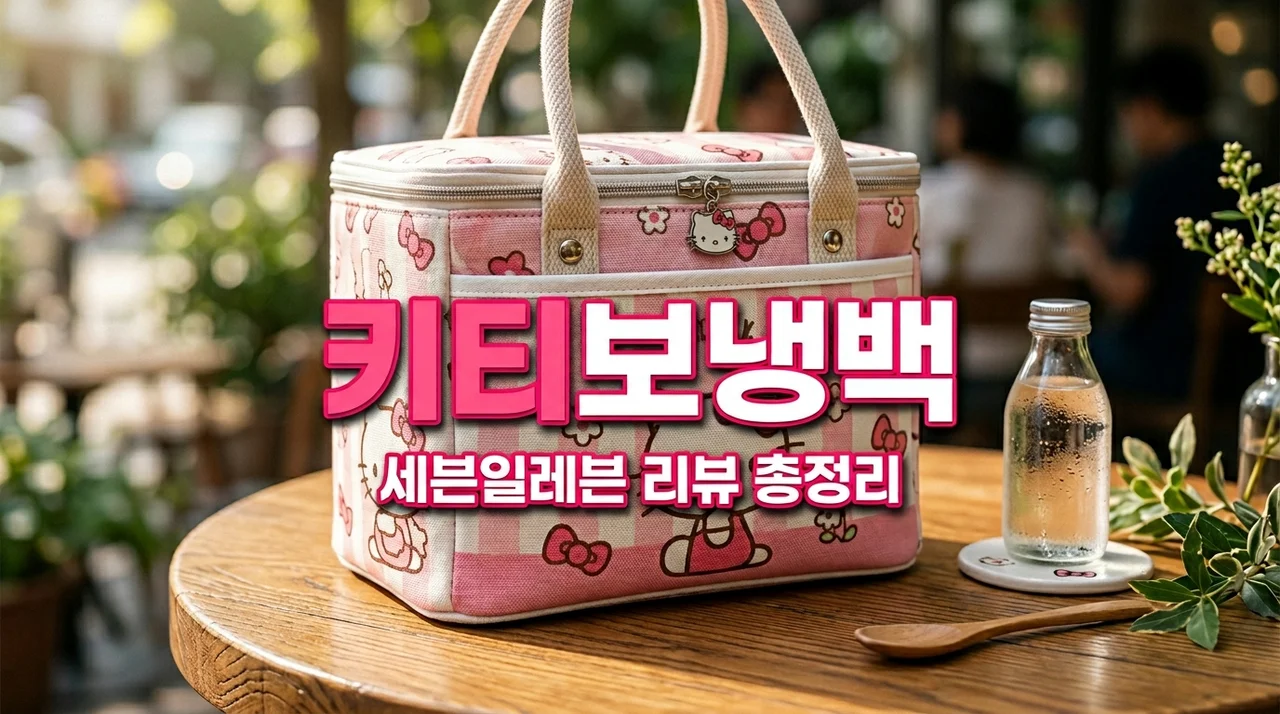 헬로키티 보냉백 리뷰 총정리: 세븐일레븐 35주년 굿즈 구매 팁