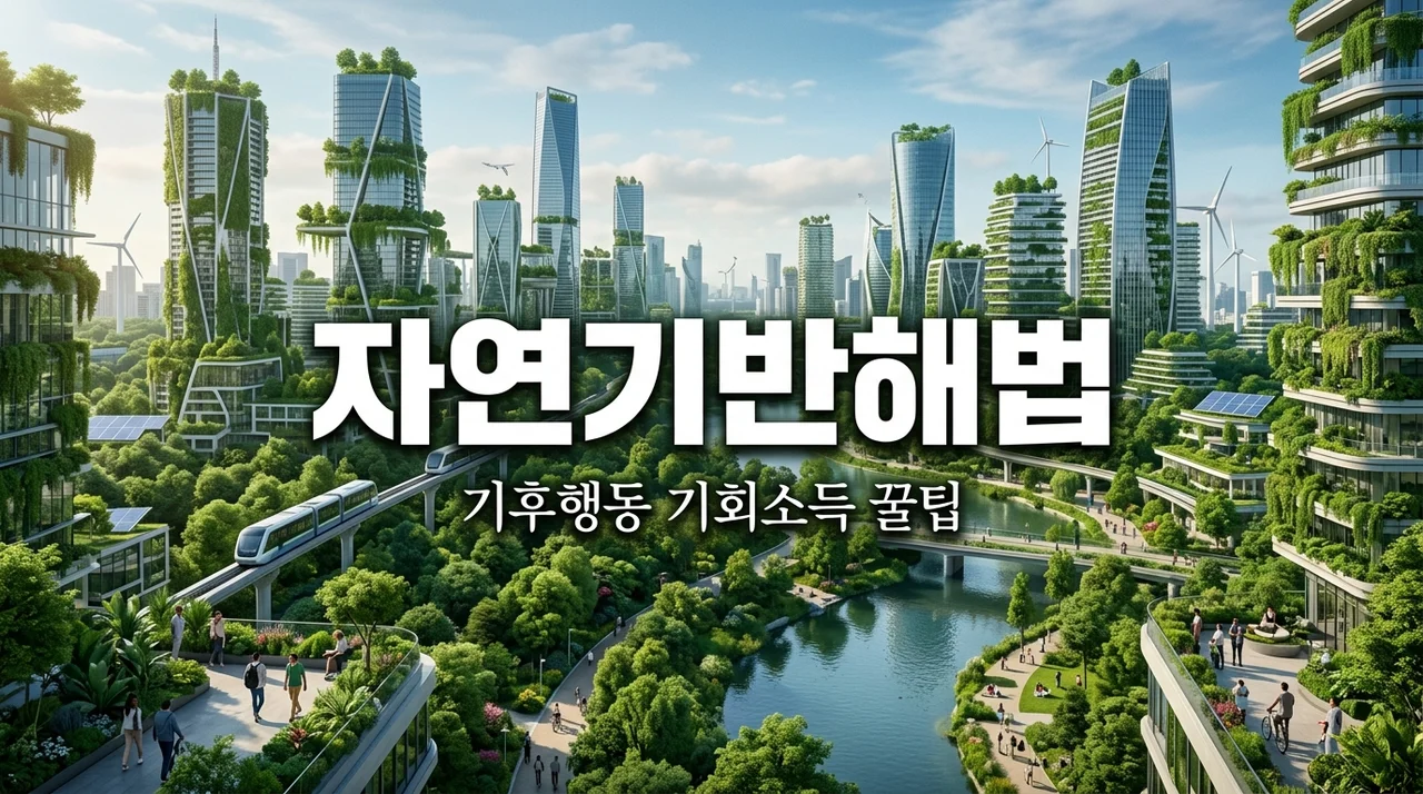 기후행동 기회소득 퀴즈 정답: 자연기반해법(NbS) 뜻과 혜택 완벽 정리