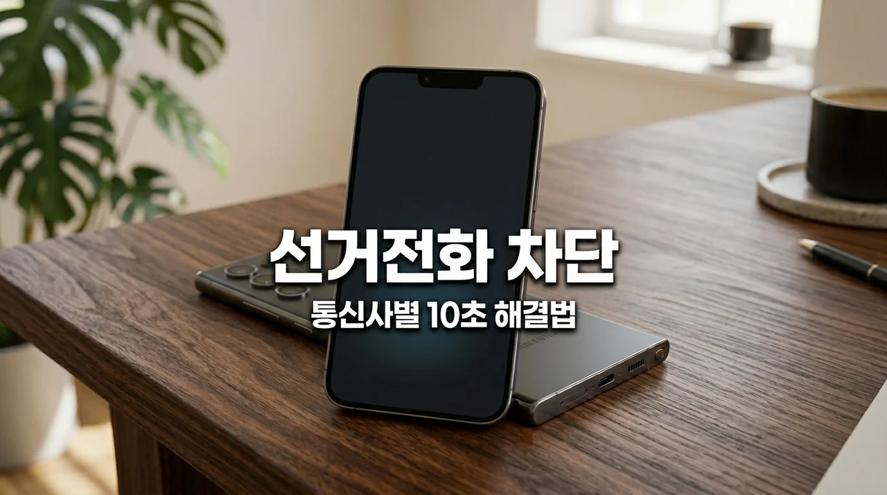 2026 지방선거 여론조사 차단방법 | 통신사별 10초 차단 번호 총정리