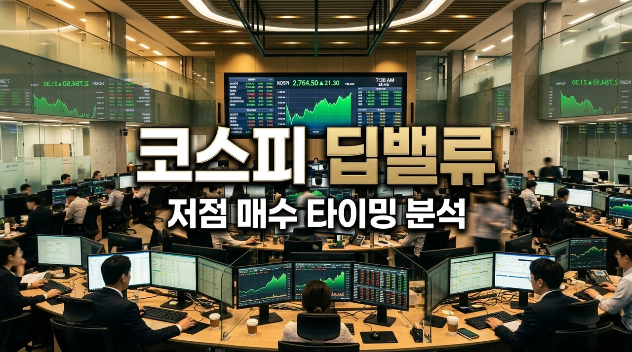 코스피 딥밸류 장세 진입? 저평가 구간 분석과 성공 투자 전략