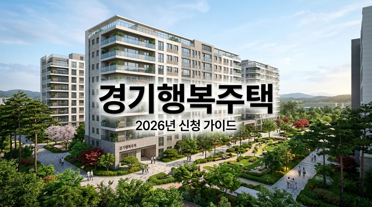 GH 청약센터 2026 경기행복주택 신청 조건 및 소득 기준 완벽 정리