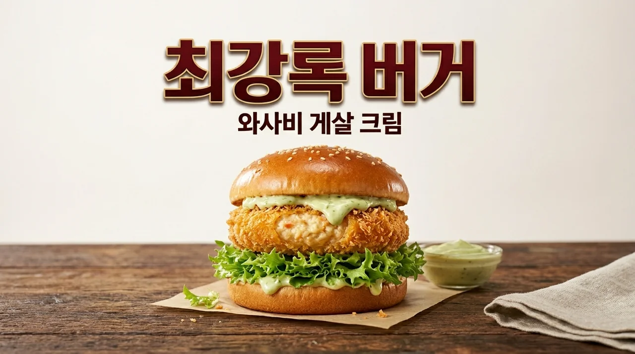 맥도날드 최강록 와사비 게살 크림 크로켓 버거 후기: 가격 할인 팁