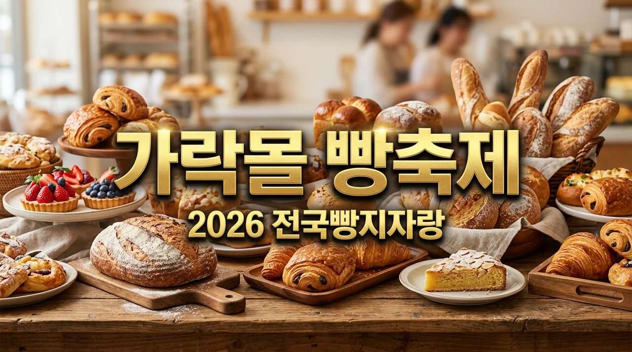 가락몰 빵축제 즐길거리 완벽 가이드! 2026 전국빵지자랑 200% 즐기는 법