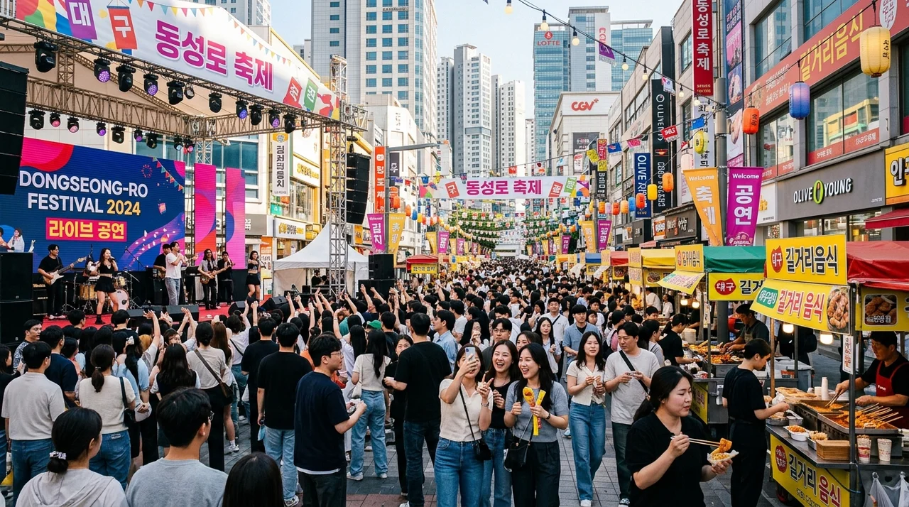 2026 동성로 축제 즐길거리 총정리! 라인업부터 주차 꿀팁까지