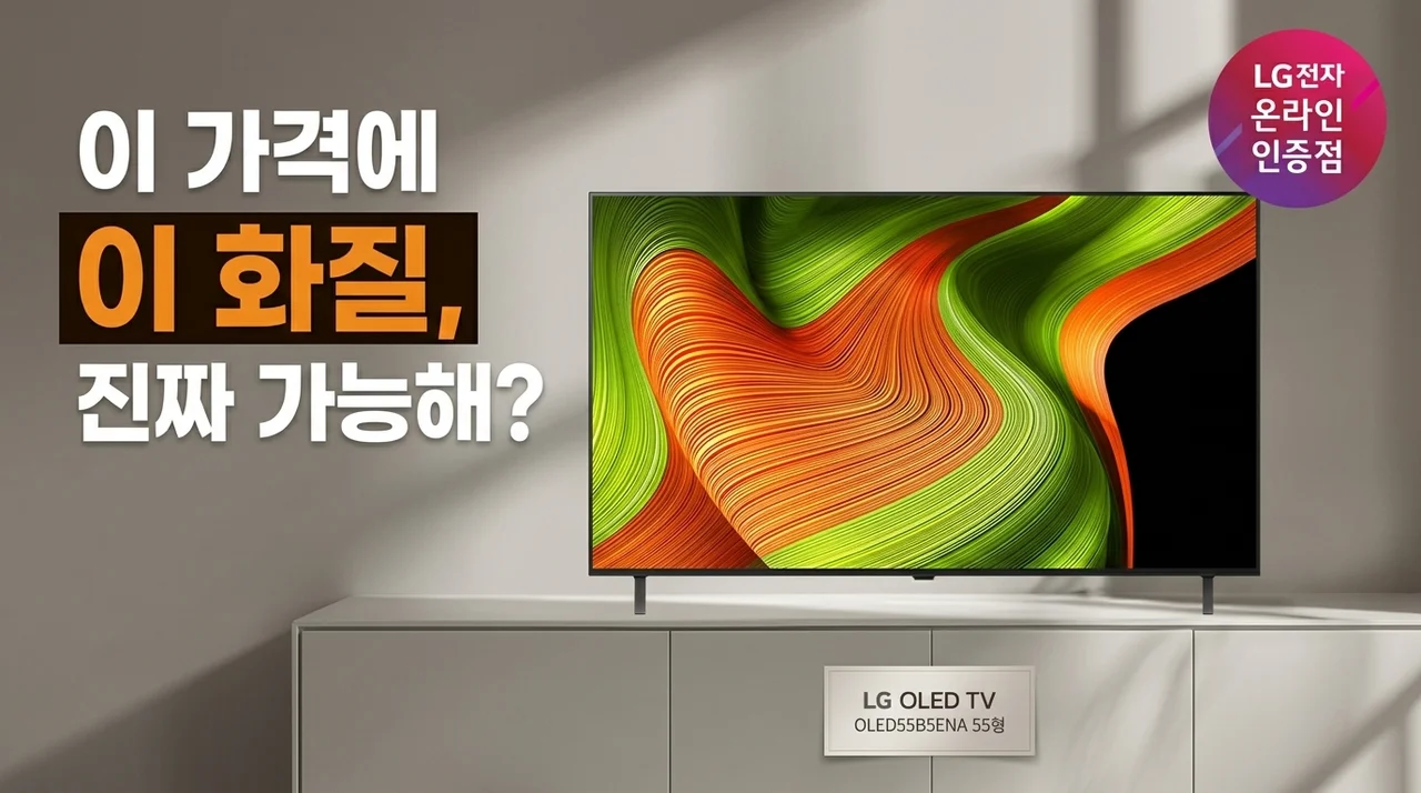LG OLED TV OLED55B5ENA 55인치, 이 가격에 이 화질이 가능하다고?