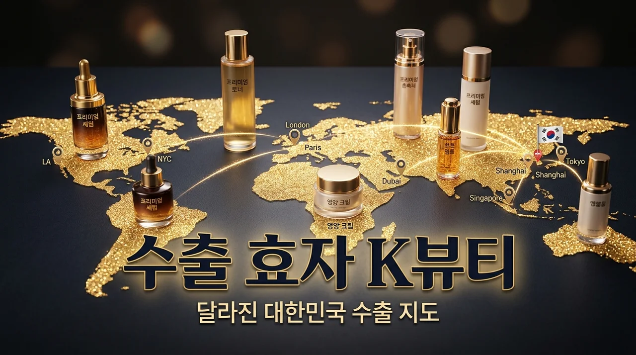 달라진 한국 수출지도, 반도체 대신 K뷰티? 화장품이 주력상품 된 이유
