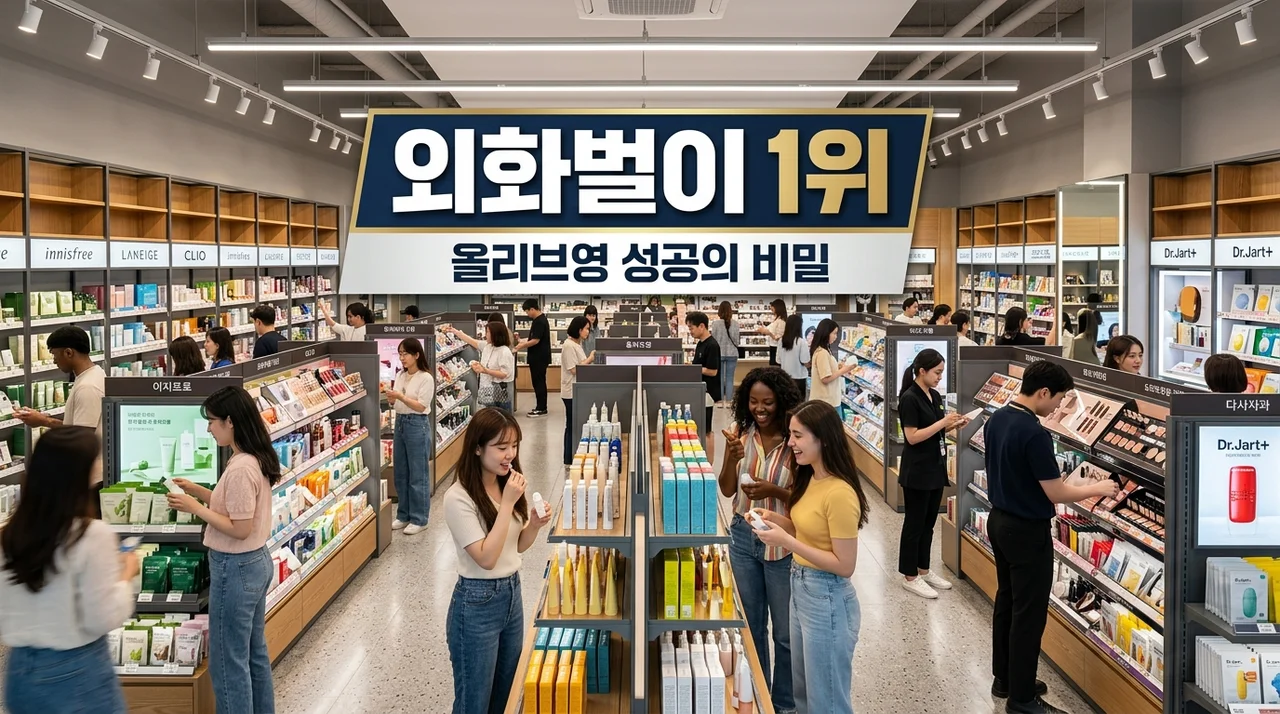 외화벌이 일등공신 올리브영 성공 비결! 외국인이 줄 서는 이유 3가지