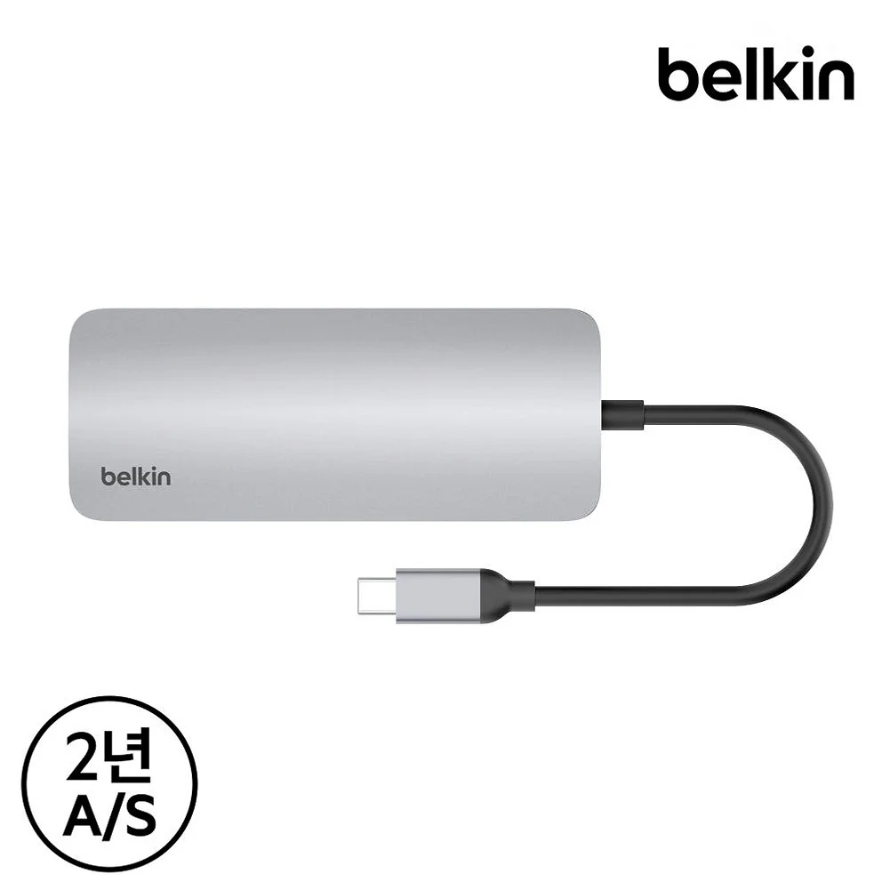 벨킨 7in1 USB-C타입 멀티 허브 AVC009bt 맥북 에어 프로 M5 갤럭시북6 아이패드 윈도우 노트북 호환 상세 이미지 2