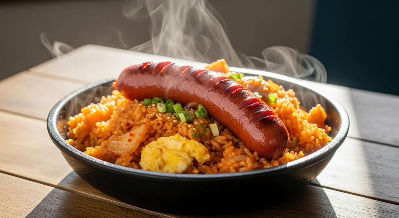 메가커피 김치볶음밥, 왜 이렇게 맛있을까요?