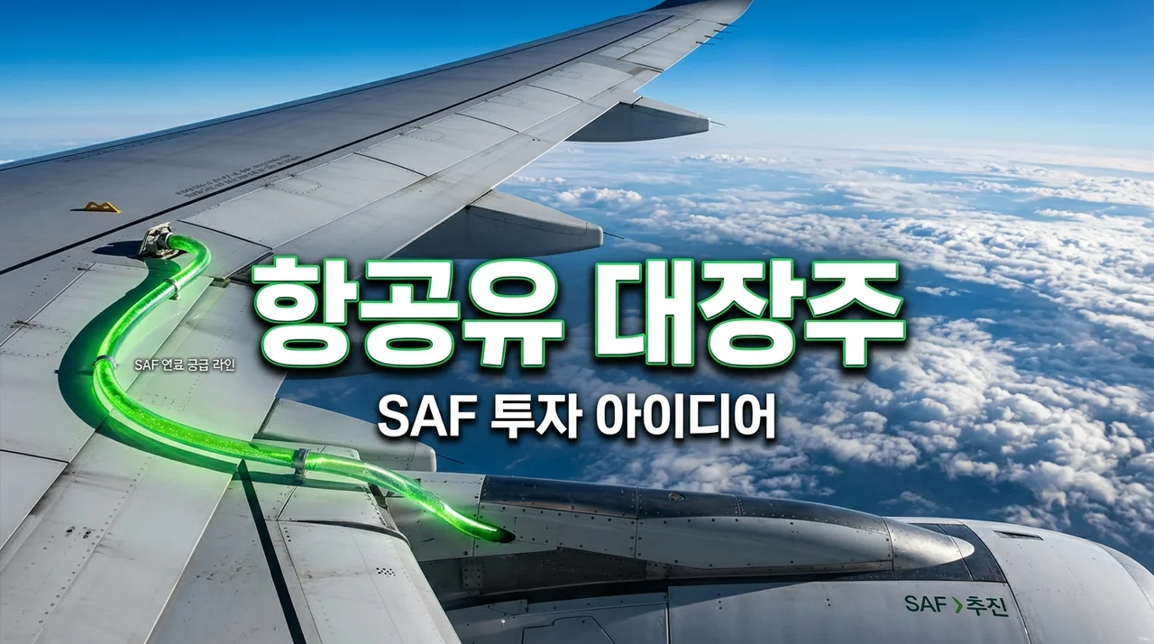 항공유 관련주 TOP 5 투자 전략! SAF 수혜주와 전망 총정리