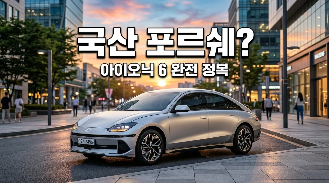 포르쉐 닮은 국산 전기차 아이오닉 6, 4천만 원대 가격에 숨겨진 3가지 매력