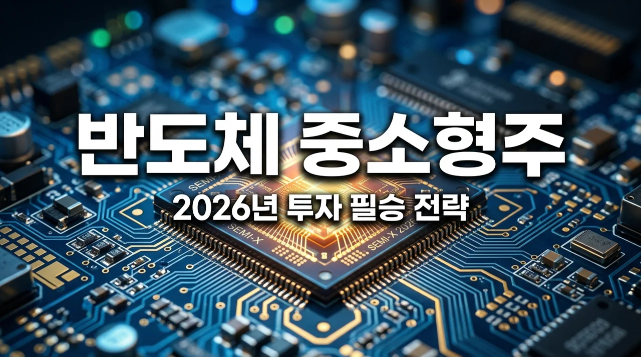 중소형 반도체 관련주 투자 정보: 2026년 실적 퀀텀점프 유망주 분석
