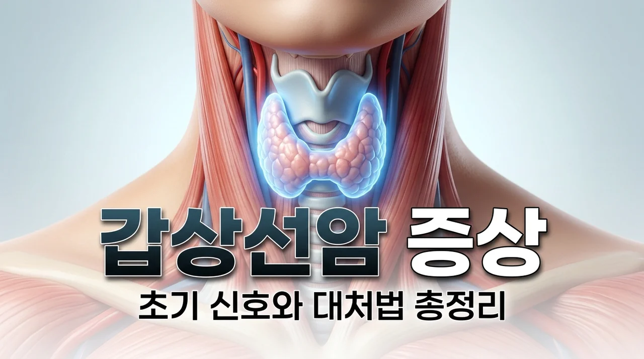 갑상선암 전조증상 및 대처법 총정리: 목 멍울 그냥 두지 마세요