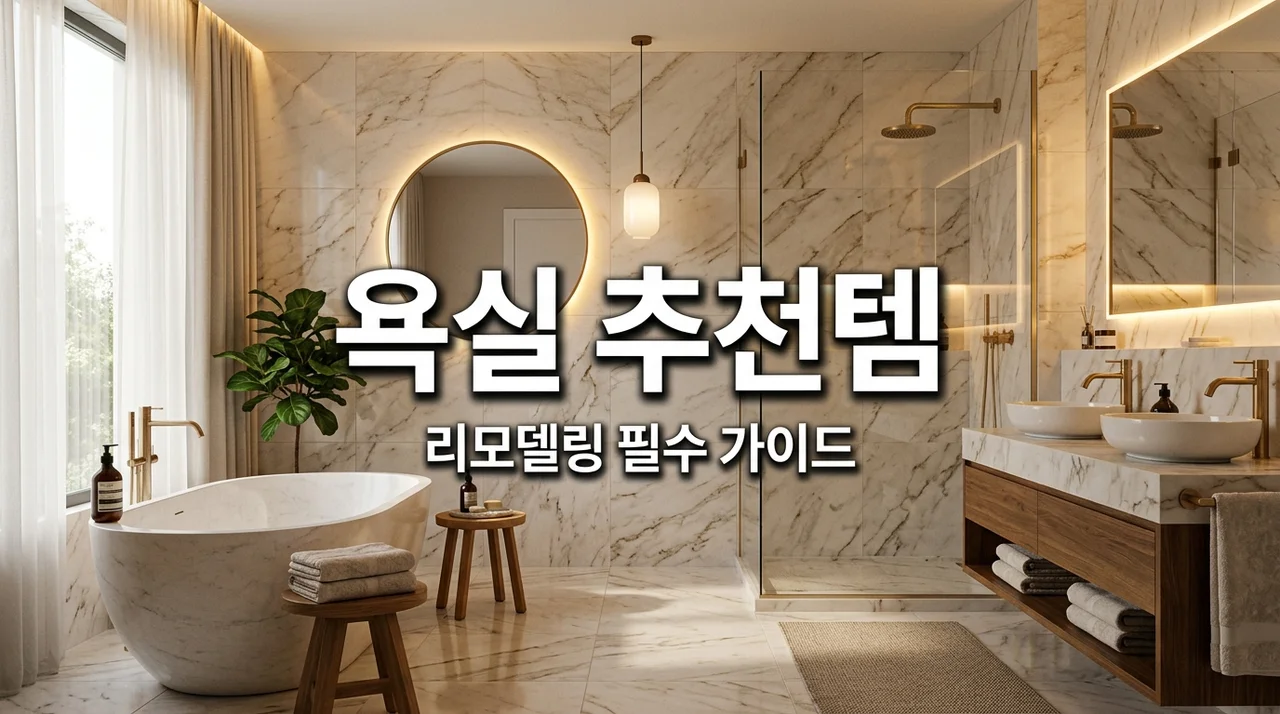 화장실 리모델링 추천템 BEST 7 | 삶의 질 수직 상승하는 욕실 꿀템 총정리