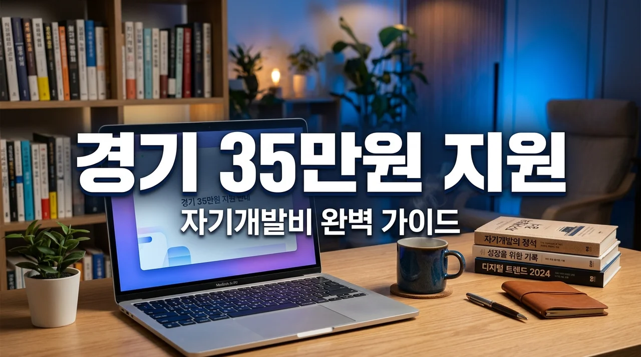 경기도 자기개발비 지원 35만원 신청 방법 및 사용처 완벽 가이드