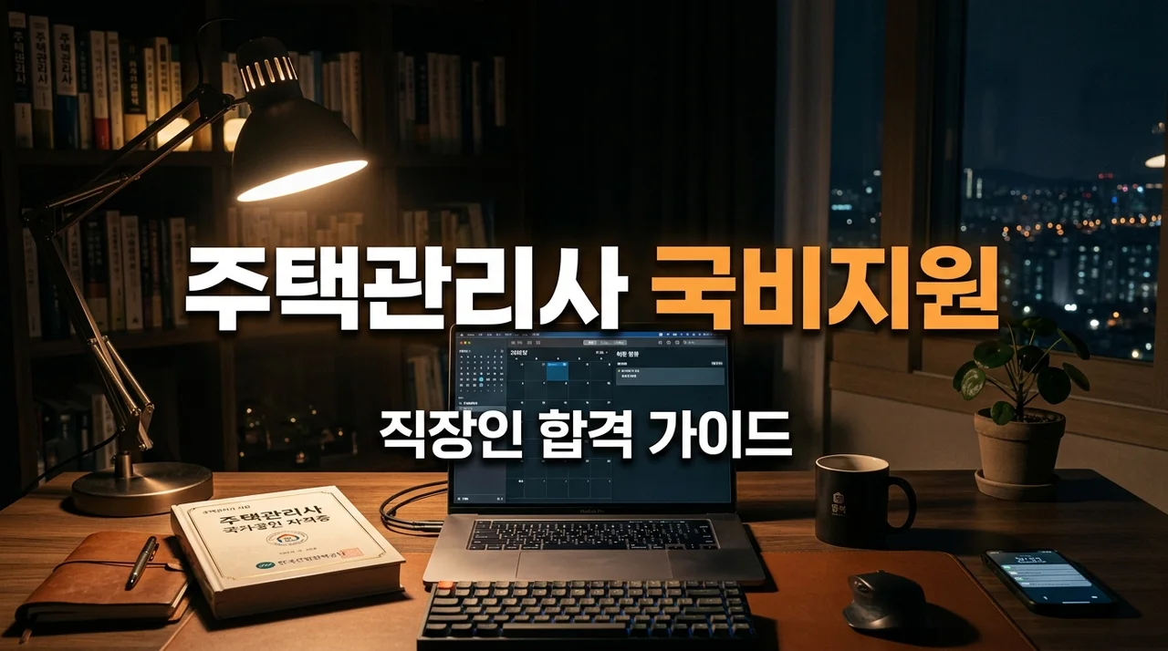 주택관리사 국비지원 직장인 내일배움카드 신청방법 및 2026 합격 전략