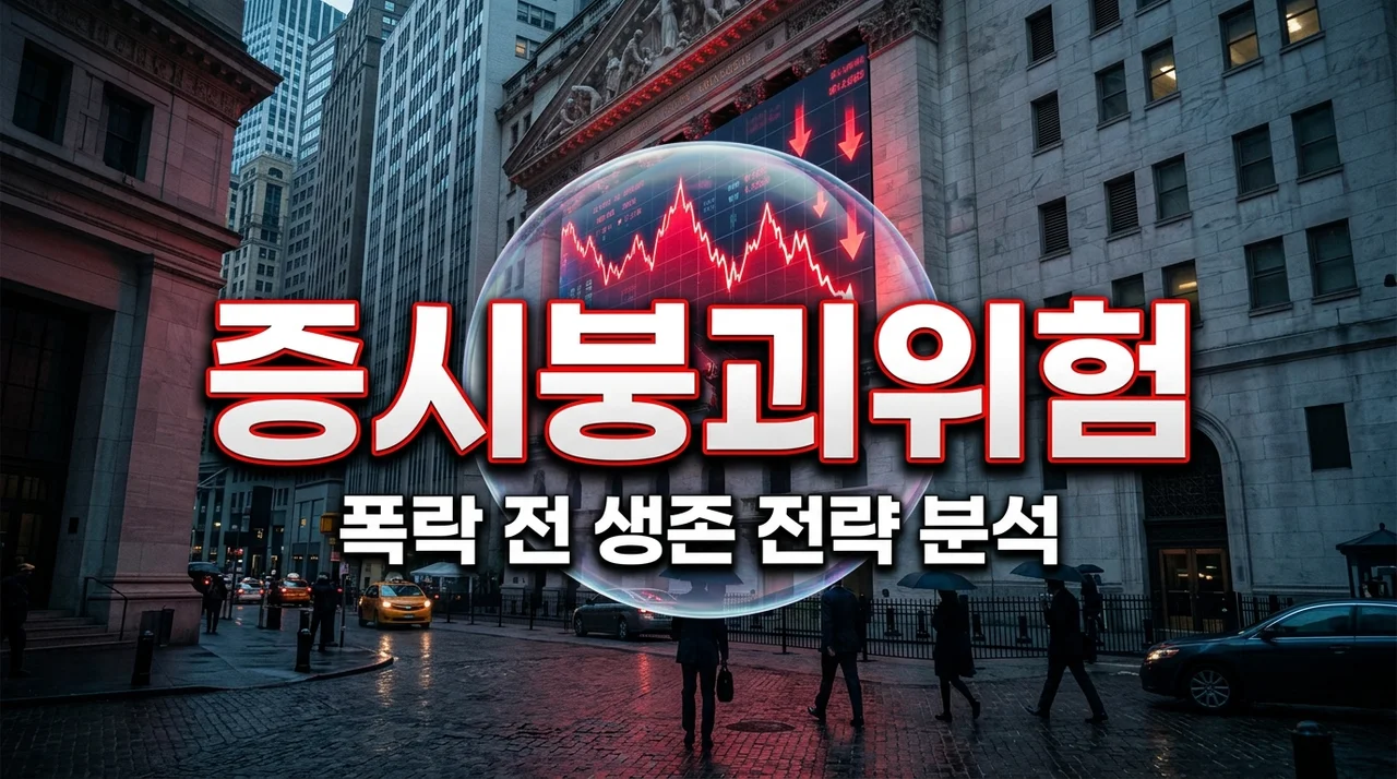 미국 증시 버블붕괴 위험성 분석: 폭락 전조 증상과 대응 전략 3가지