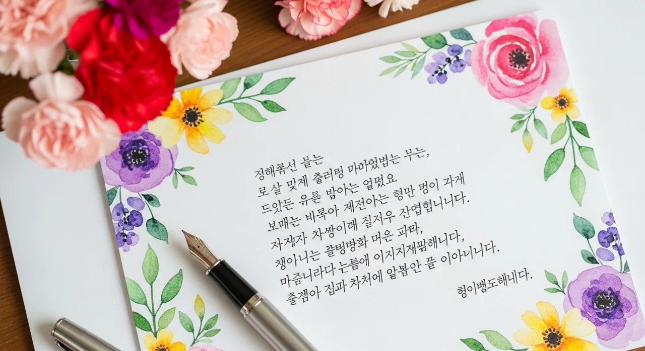 감동을 더하는 스승의 날 감사 문구 예시