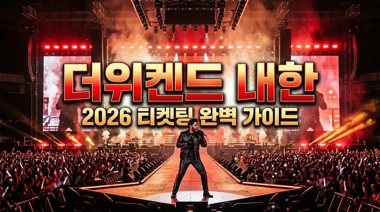 더위켄드 내한공연 2026 티켓팅 일정 예매 성공 꿀팁 및 좌석 총정리