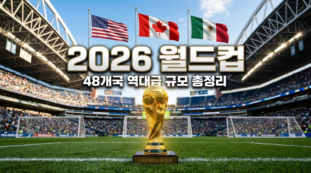 2026 월드컵 48개국 출전 총정리! 바뀐 경기 방식과 한국 일정 안내