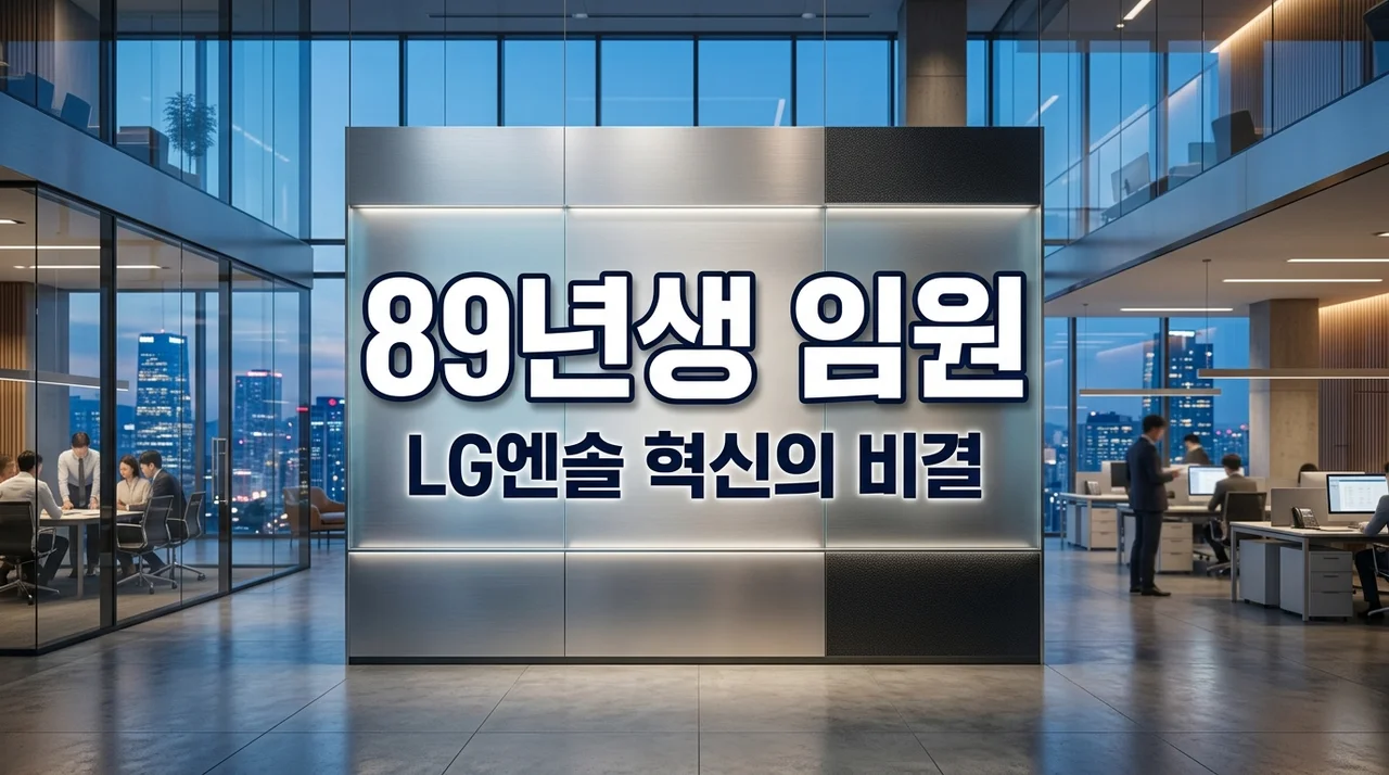 LG엔솔 89년생 임원 발탁 비결! 임준호 상무의 AI 혁신과 성공 전략