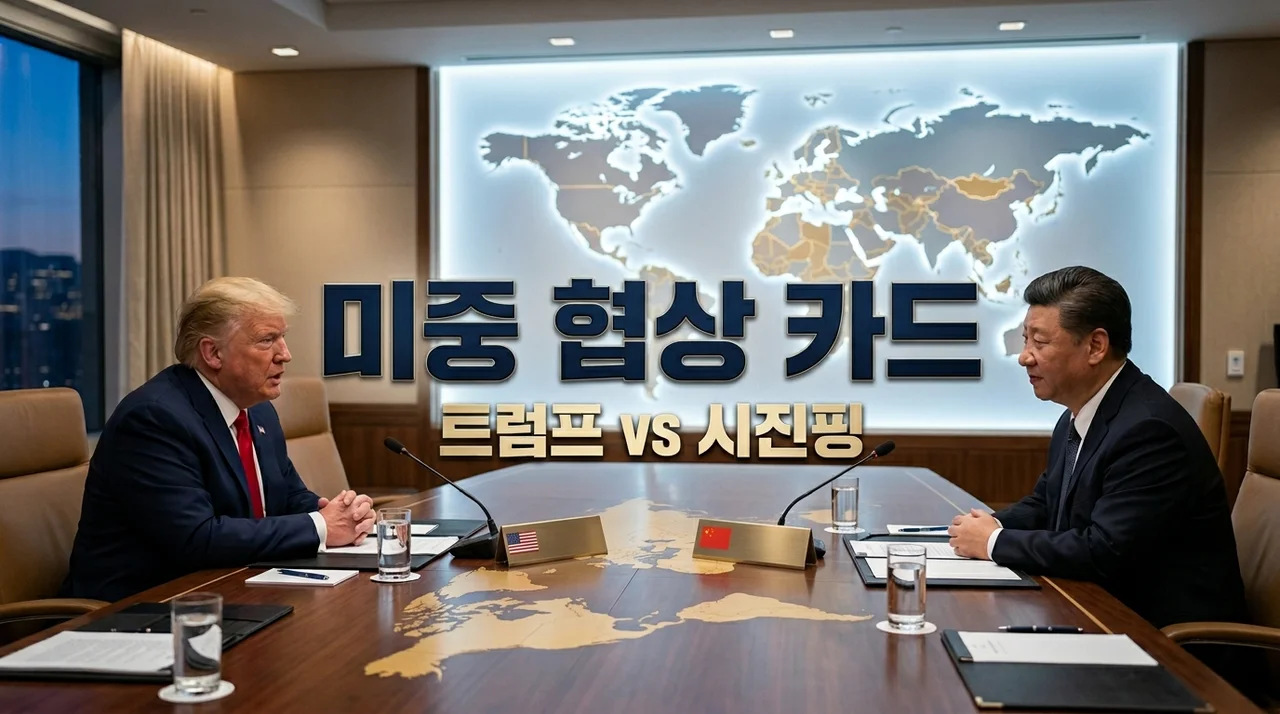 트럼프 시진핑 협상 카드 총정리: 관세 폭탄 vs 희토류 대응 시나리오