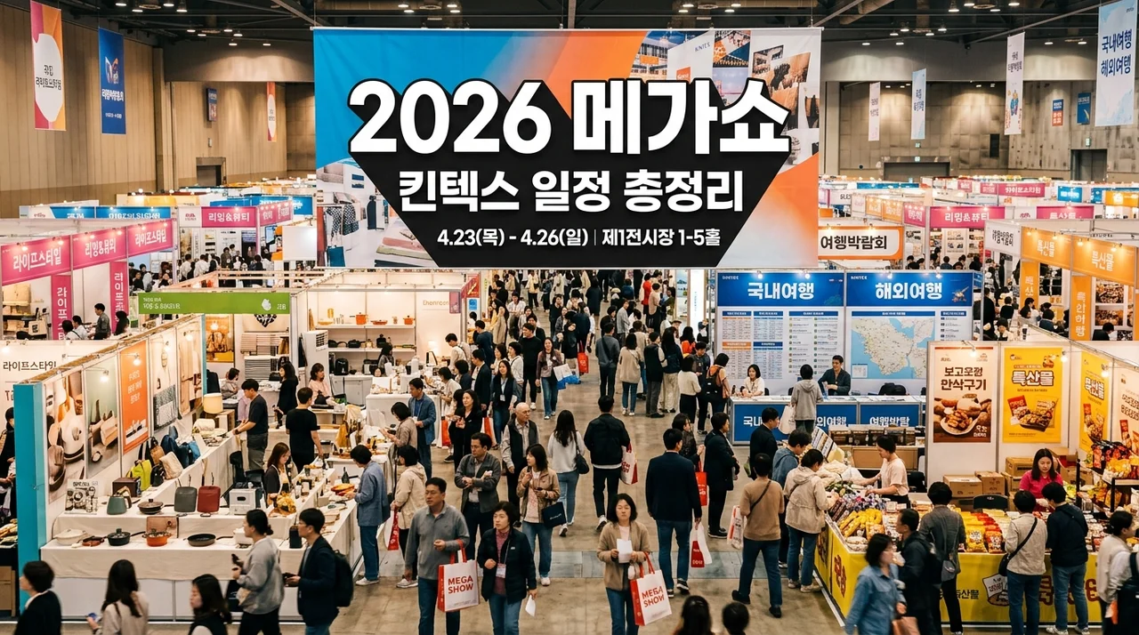 2026 일산 킨텍스 메가쇼 일정 및 무료입장 즐길거리 총정리
