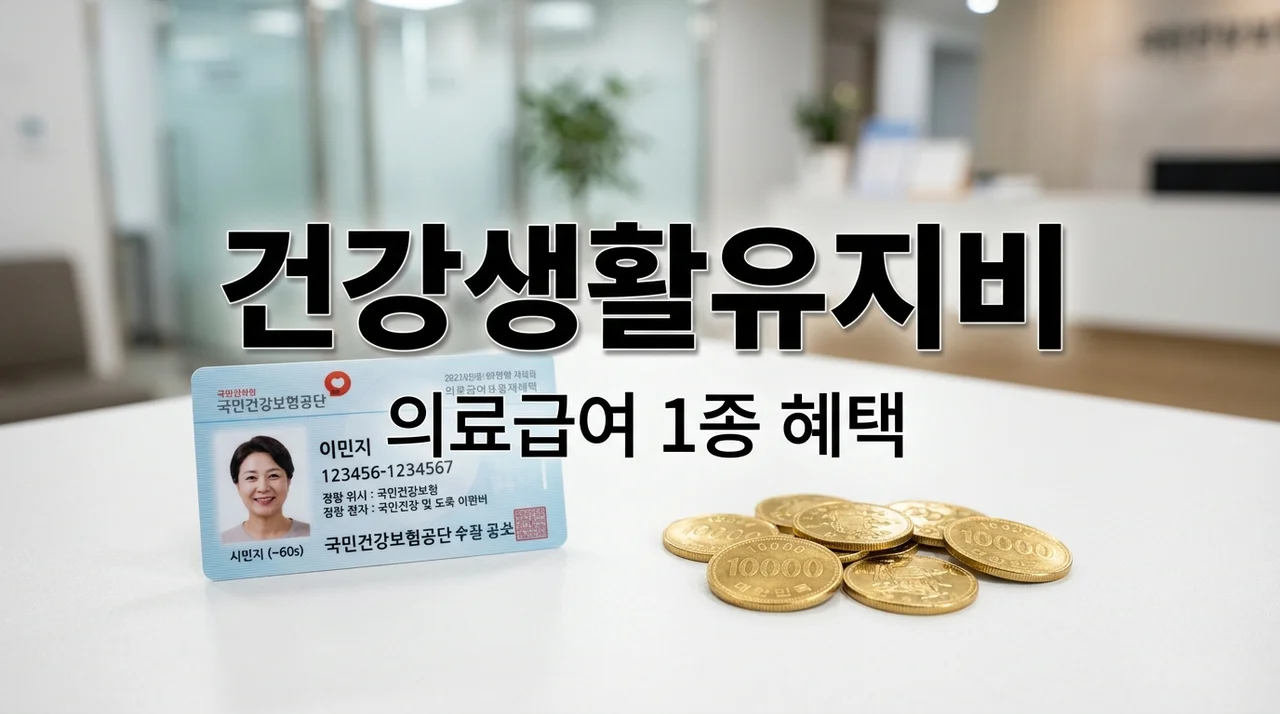 의료급여 1종 수급권자 건강생활유지비 지원 사업 총정리 (2026)