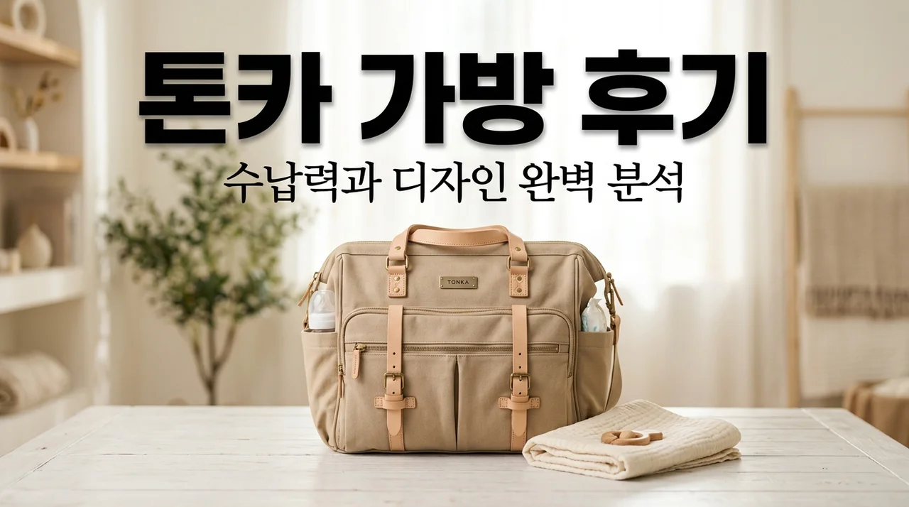 톤카 기저귀가방 후기: 수납력과 디자인을 모두 잡은 완벽한 선택지
