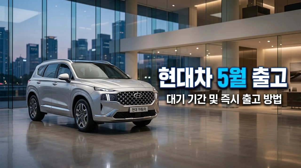 2026년 현대차 5월 출고대기 현황 총정리 | 즉시 출고 꿀팁