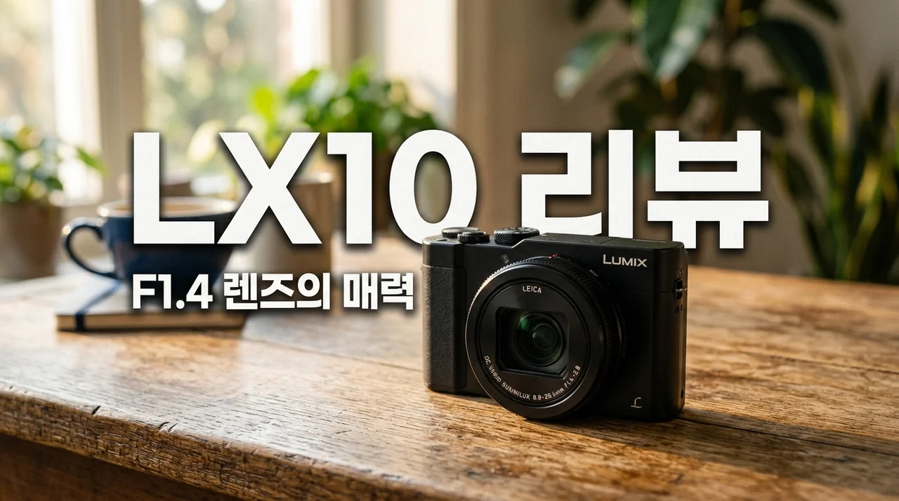 파나소닉 루믹스 LX10 리뷰: F1.4 렌즈가 선사하는 가성비 끝판왕 디카