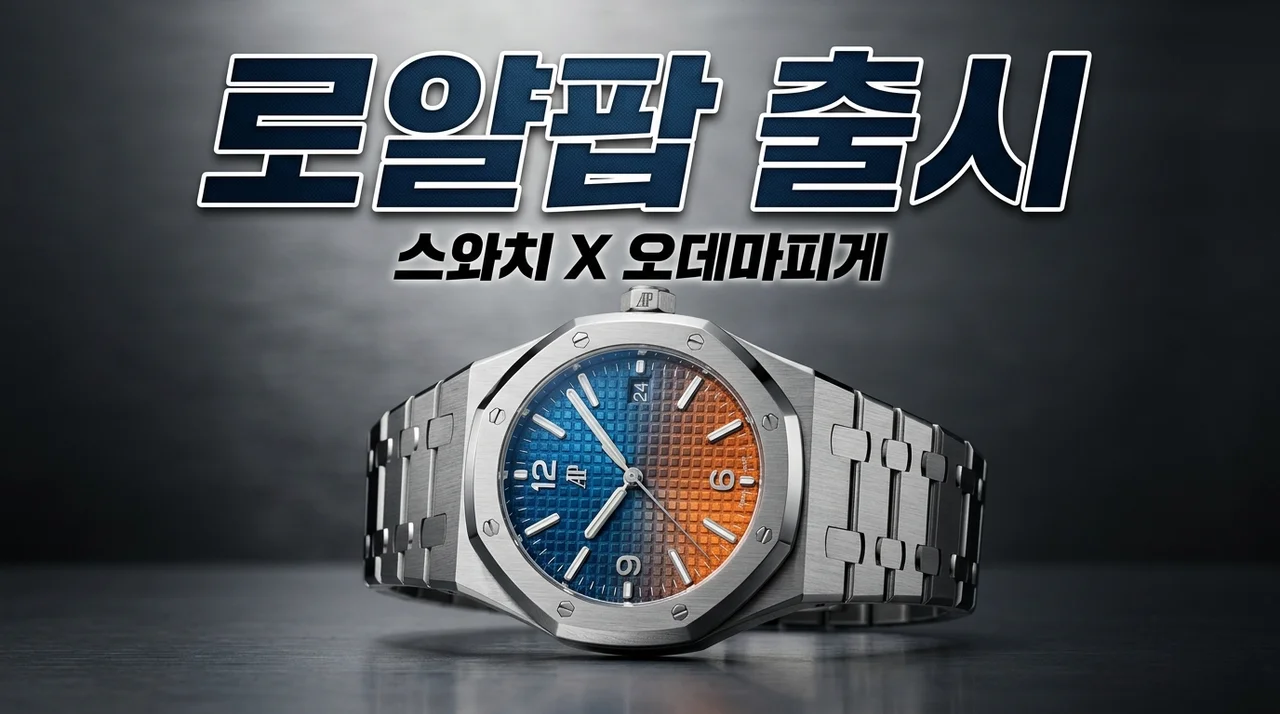 스와치 오데마 피게 로얄팝 출시일 가격 오픈런 정보 총정리