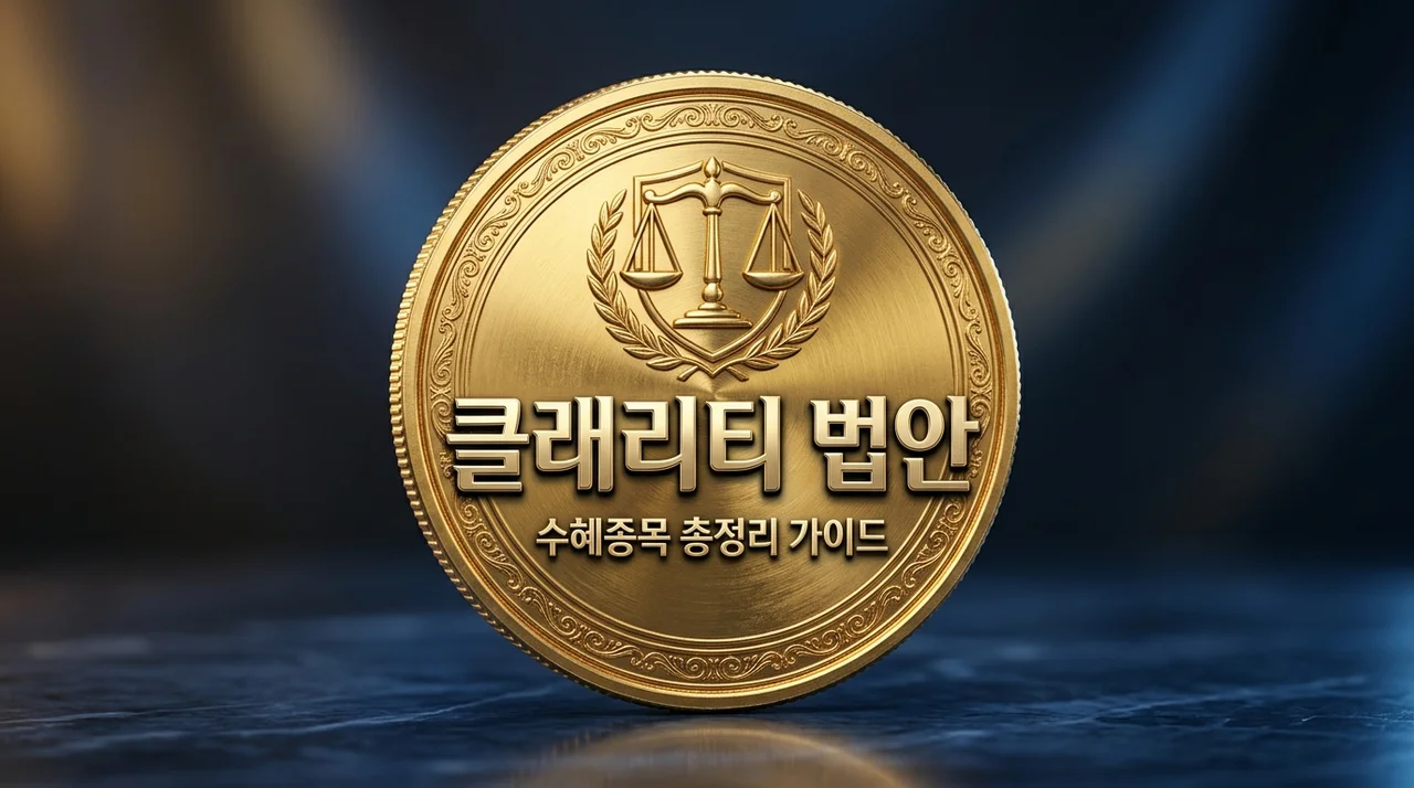 클래리티 법안 총정리 및 수혜종목 투자 분석 가이드 (2026 최신)