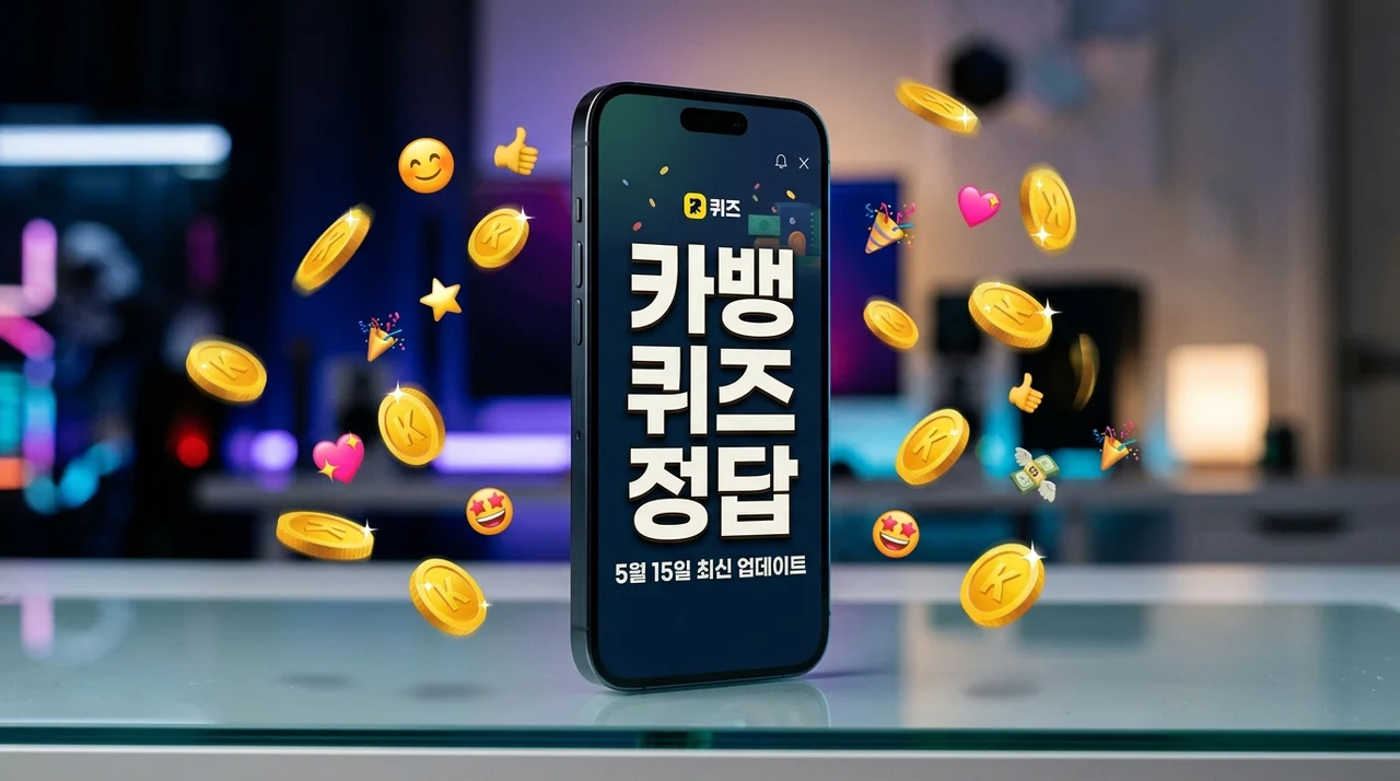 카뱅 이모지 퀴즈 5월 15일 정답 및 앱테크 꿀팁 총정리
