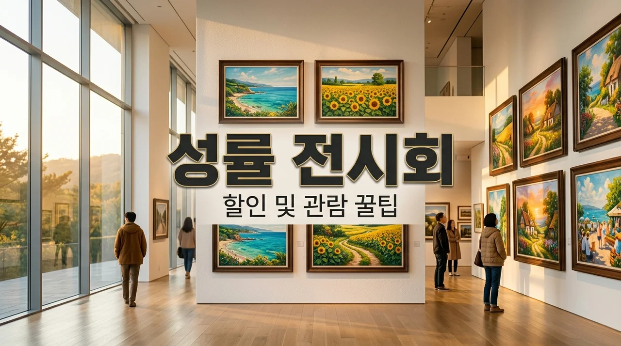성률 전시회 총정리: 할인 꿀팁부터 주차, 굿즈까지 한눈에 보기