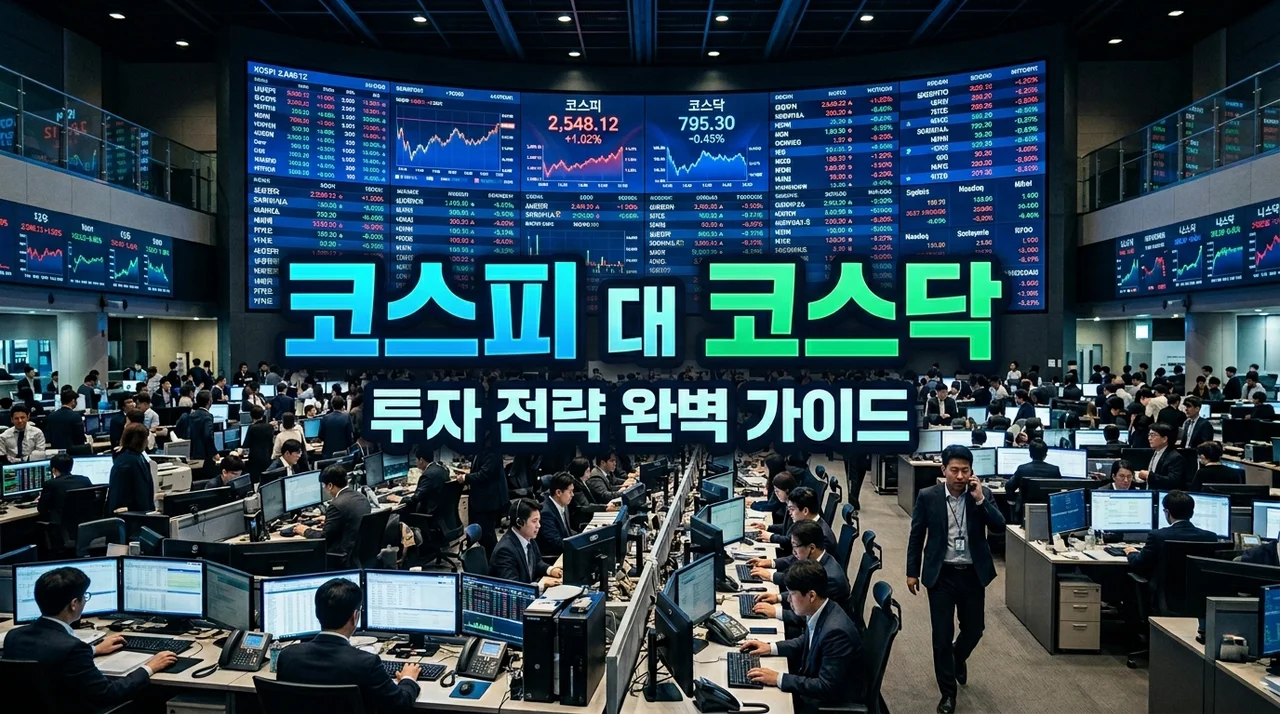 코스피 코스닥 차이 완벽 정리, 성향별 투자 전략 구분법 (2026)