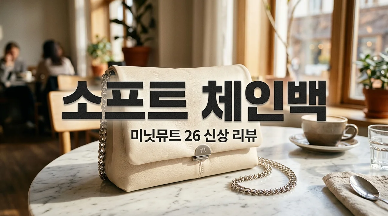 미닛뮤트 소프트 체인백 26 썸머 신상 리뷰: 가격 사이즈 구매팁 총정리
