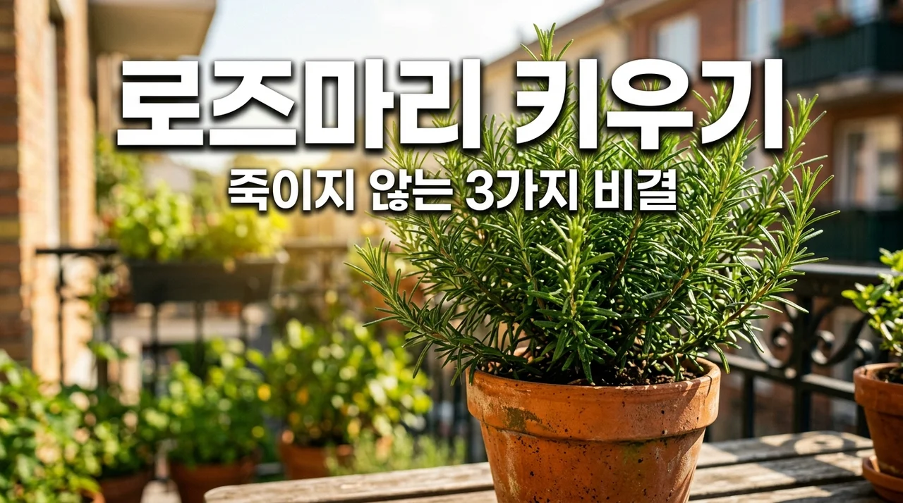로즈마리 키우기 실패 없는 물주기 팁과 가지치기 분갈이 방법 총정리