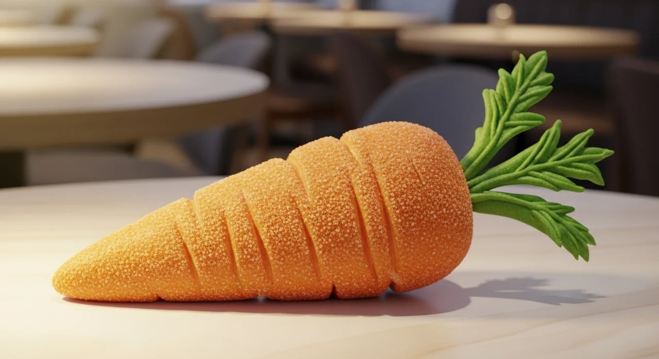 맘스터치 신메뉴 당근빵, 비주얼만큼 맛도 훌륭할까?