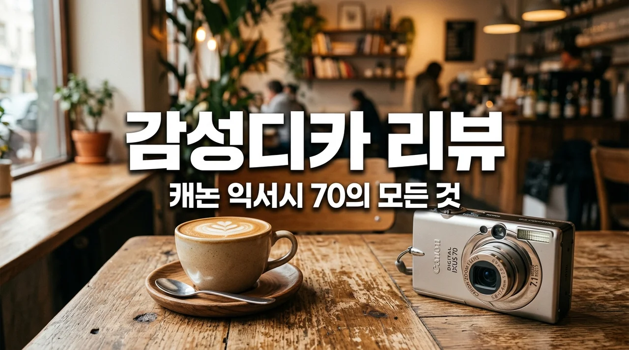 캐논 익서시 70 리뷰: Y2K 감성 끝판왕 빈티지 디카의 매력과 구매 팁