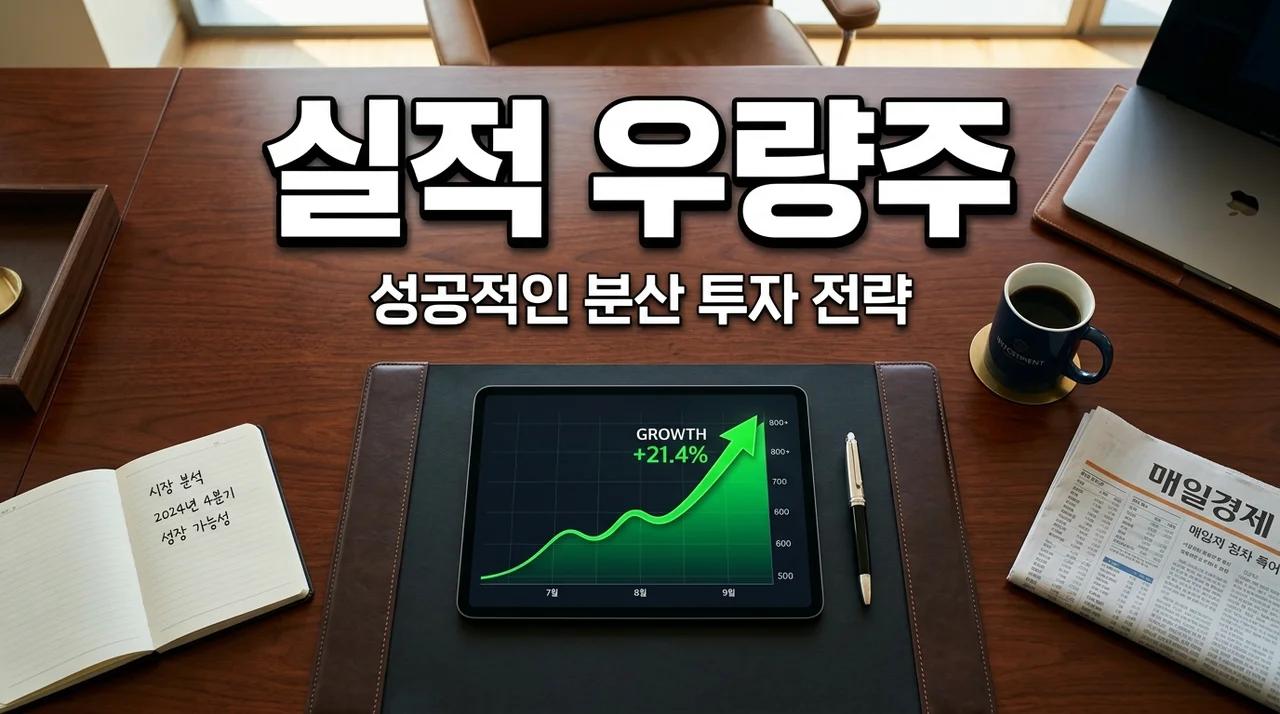 실적 우량주 포트폴리오 분산 전략: 하락장에도 수익 내는 법
