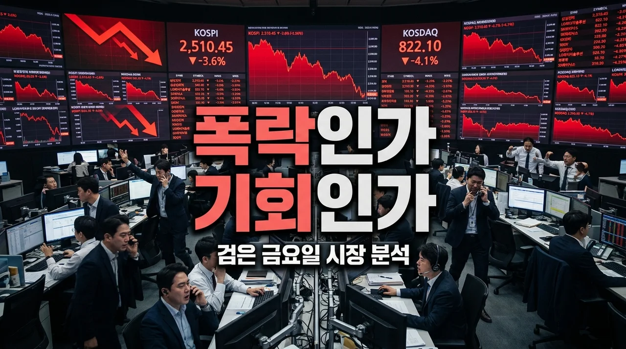 검은 금요일 폭락 시작일까 단기 조정일까? 시장 분석 및 대응 전략