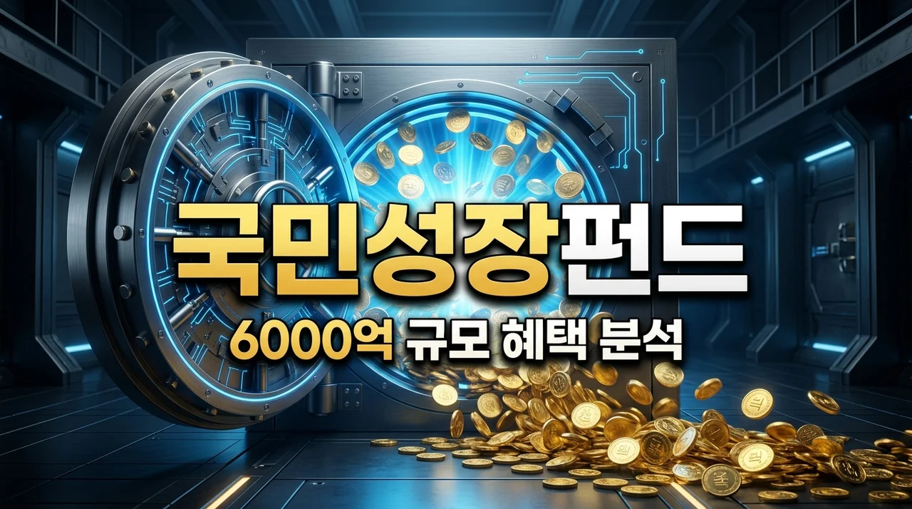 국민참여형 국민성장펀드 6000억 출시! 소득공제 혜택 및 특징 분석
